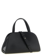 Tory Burch Romy Small Bauletto Black Leather Bag