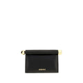 Jacquemus Rond Carré Black Leather Top Handle Bag
