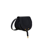 Chloé Small Marcie Black Leather Shoulder Bag