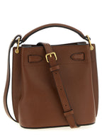 Mulberry Islington Mini Brown Leather Bucket Bag