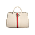 Guess Jeans Nelka Beige Top Handle Bag