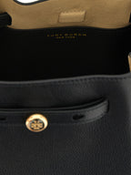 Tory Burch Romy Black Leather Bucket Bag