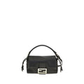 Fendi Baguette Soft Black Nappa Leather Shoulder Bag