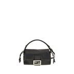 Fendi Baguette Soft Black Nappa Leather Shoulder Bag