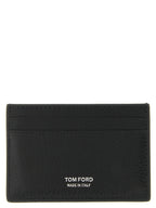 Tom Ford T-Line Black Leather Card Holder