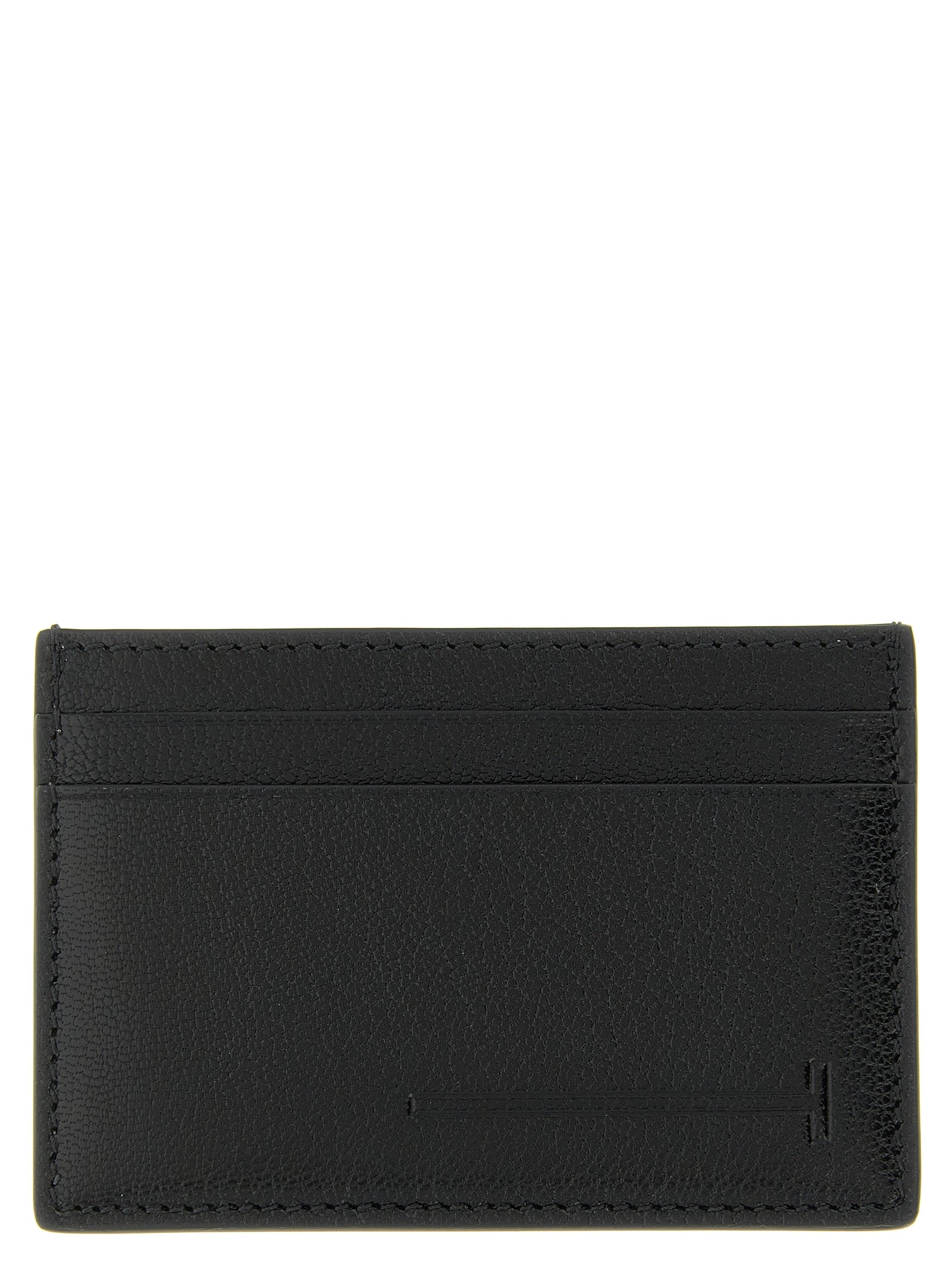 Tom Ford T-Line Black Leather Card Holder