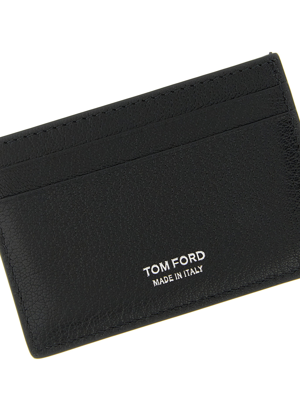 Tom Ford T-Line Black Leather Card Holder
