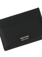 Tom Ford T-Line Black Leather Card Holder