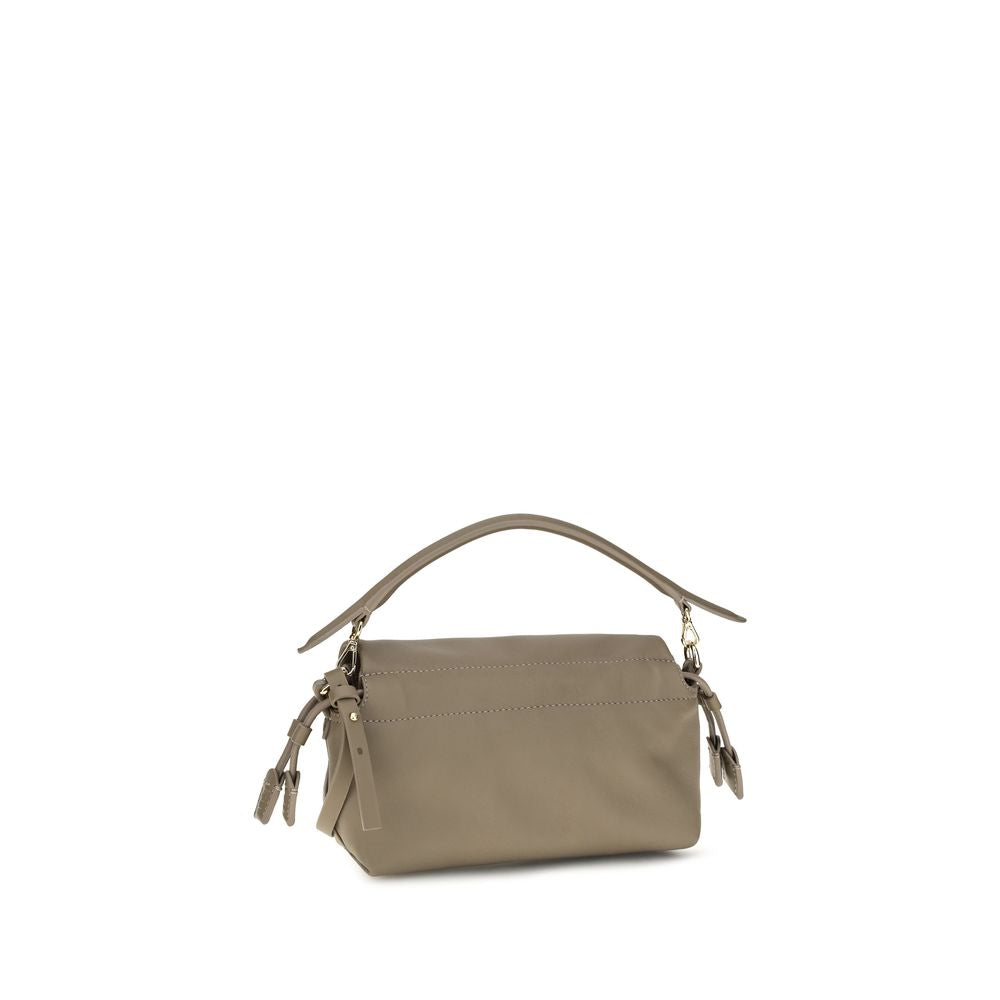 Fendi Small Baguette Beige Nappa Leather Bag