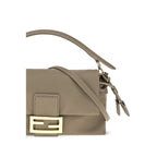 Fendi Small Baguette Beige Nappa Leather Bag