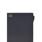 Valentino Garavani VLogo Leather Wrist Pouch