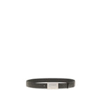 Fendi 1925 Cuoio Romano Leather Belt Black 3cm