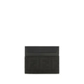Fendi FF Jacquard Black Card Holder