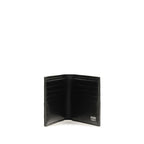Fendi FF Jacquard Black Leather Bifold Wallet