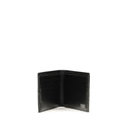 Fendi FF Jacquard Brown Leather Bifold Wallet