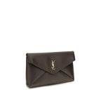 Saint Laurent Brown Lamb Ovis Aries Aries Wallet