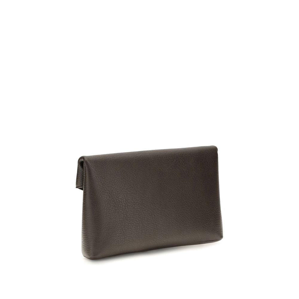 Saint Laurent Brown Lamb Ovis Aries Aries Wallet