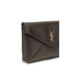 Saint Laurent Brown Lamb Ovis Aries Aries Wallet