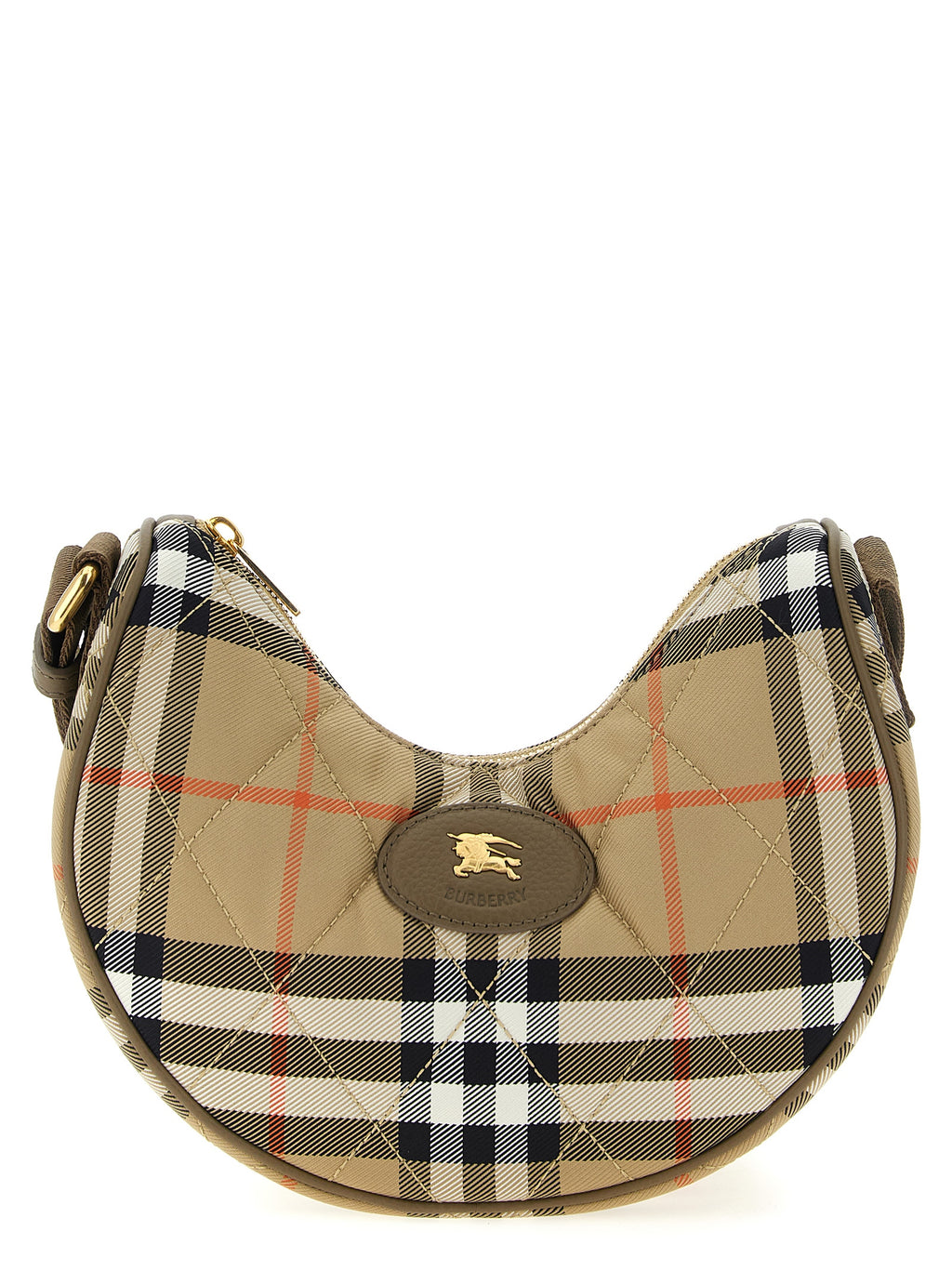 Burberry Horseshoe Check Crossbody Bag