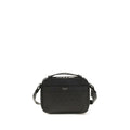 Ferragamo Gancini Black Leather Crossbody Bag