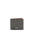 Ferragamo Gancini Black Leather Bifold Wallet