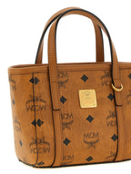 MCM X-Mini Toni Top-Zip Shopper in Visetos Cognac