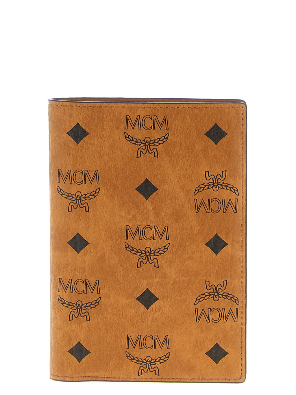 MCM Ottomar Passport Holder in Visetos Cognac