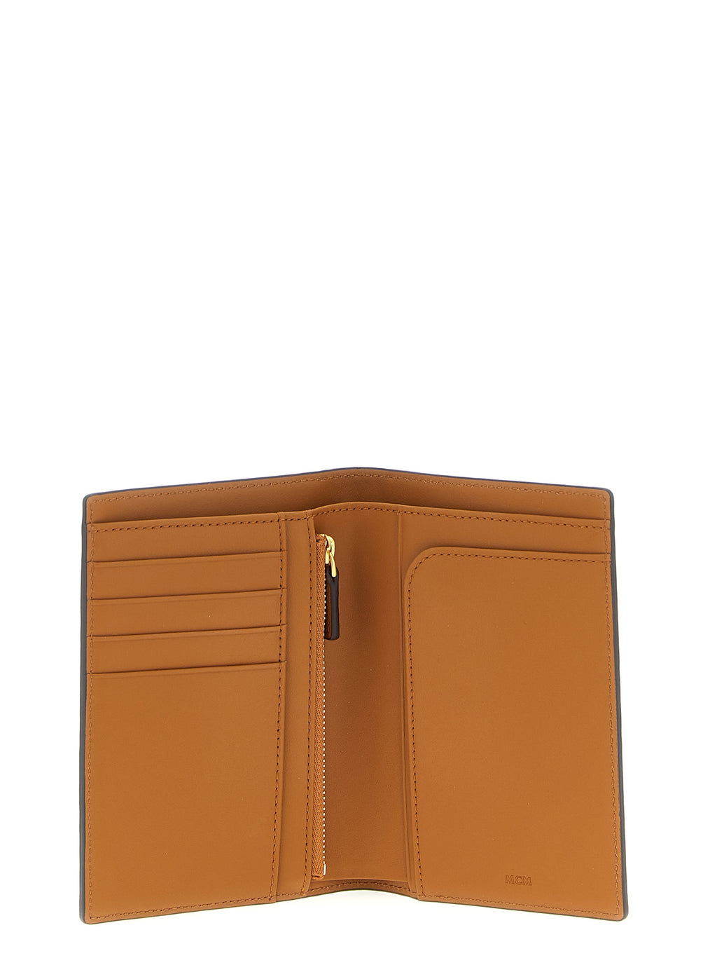 MCM Ottomar Passport Holder in Visetos Cognac