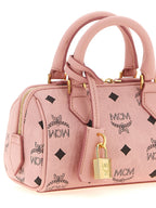 MCM Mini Ella Boston Bag in Visetos Soft Pink
