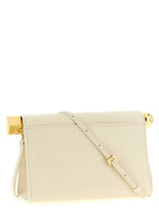 Jacquemus Le Sac Rond Carré Leather Clutch Bag Light Ivory