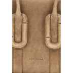 Marc Jacobs Babe City Tote In Felted Suede Hazelnut