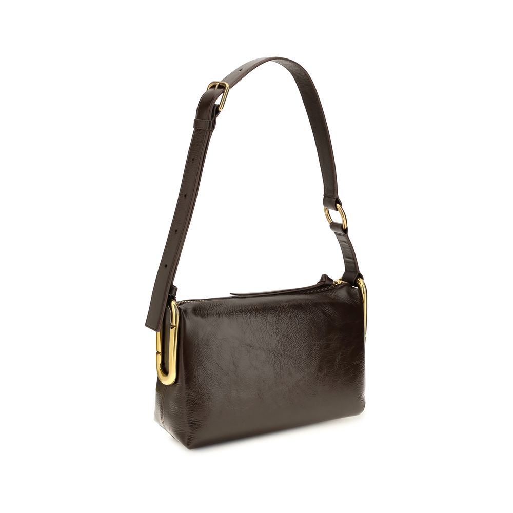 Marc Jacobs Scene Medium Shoulder Bag In Crinkle Leather Fondant
