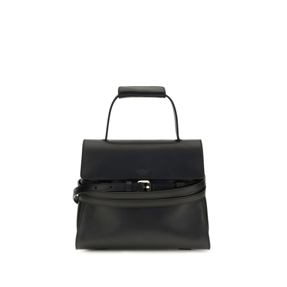 Moschino Tie Me Regular Handbag Black