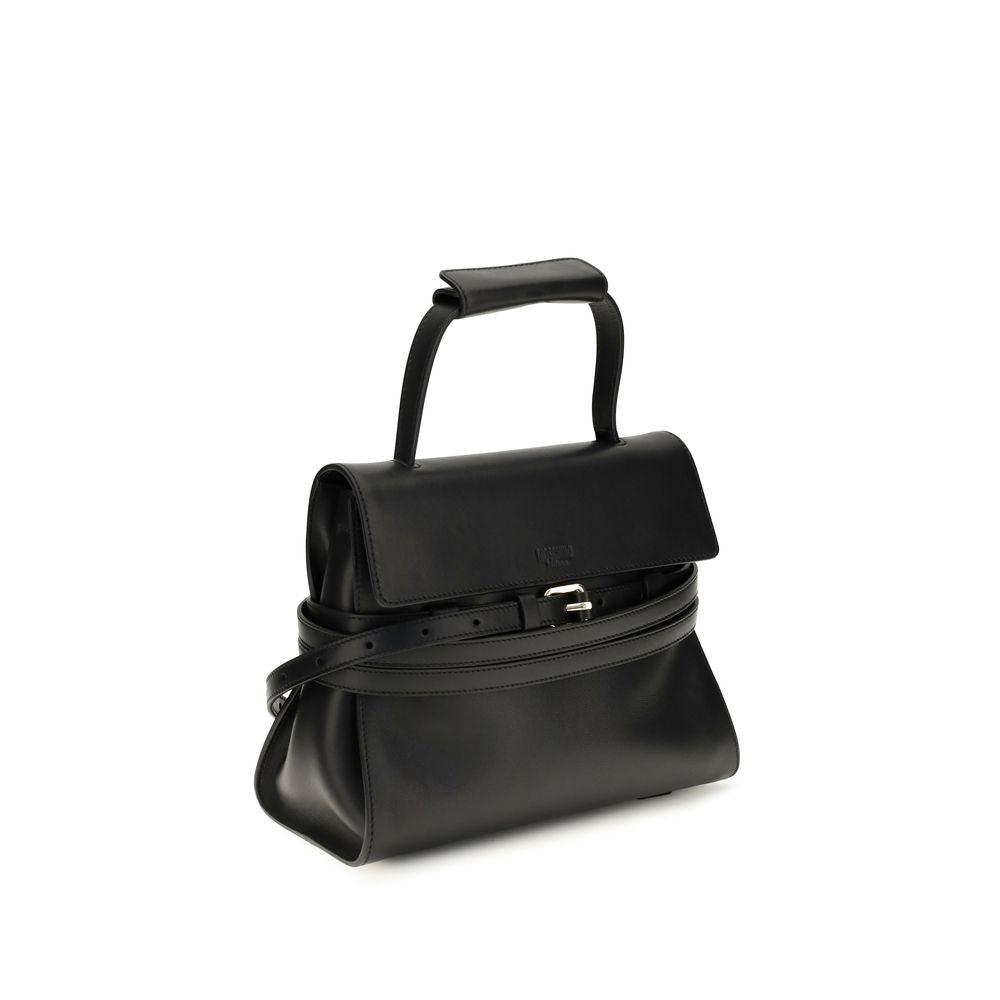 Moschino Tie Me Regular Handbag Black