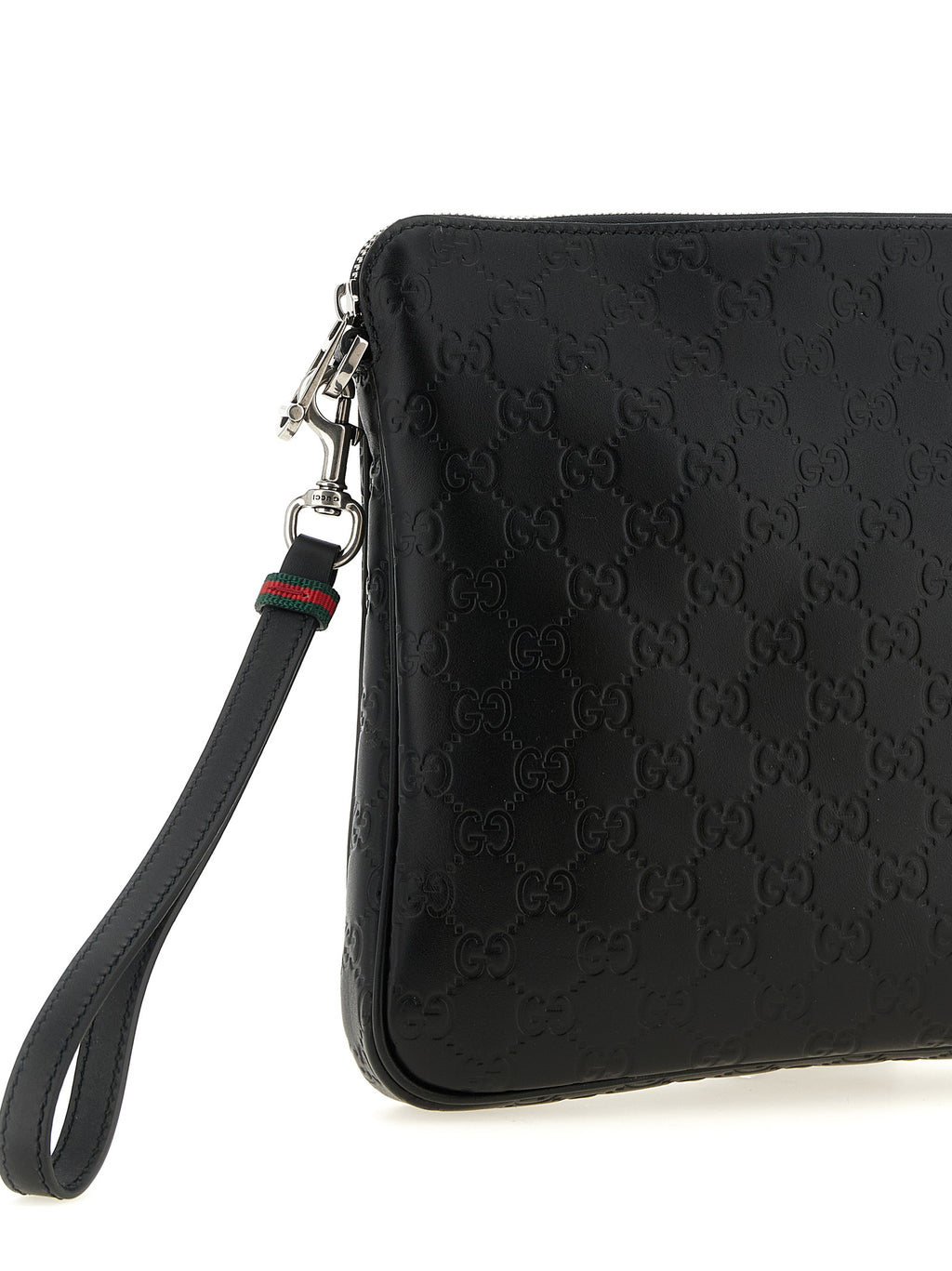 Gucci GG Emblem Medium Crossbody Bag Black