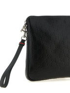 Gucci GG Emblem Medium Crossbody Bag Black