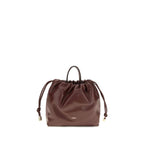Chloé Mini Icons Shoulder Bag with Chain Burnt Red
