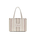 Chloé Woody Loop Canvas Tote Bag Nude