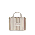 Chloé Small Woody Loop Canvas Tote Bag Nude