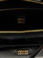 Miu Miu Trunk Hand Bag Black