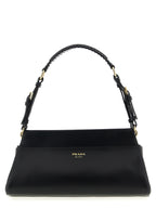 Prada Enchaîné Medium Leather Bag Black