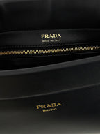 Prada Enchaîné Medium Leather Bag Black