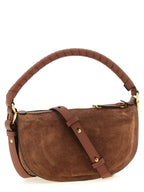 Chloé Mini Marcie Suede Shoulder Bag Blushy Brown