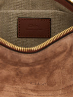 Chloé Mini Marcie Suede Shoulder Bag Blushy Brown