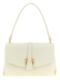 Ferragamo TH Shoulder Bag White