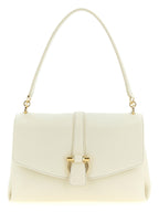Ferragamo TH Shoulder Bag White