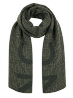 Givenchy Green Wool Scarf