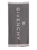Givenchy Gray Silk Scarf