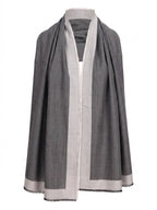 Givenchy Gray Silk Scarf