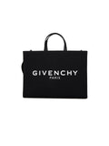 Givenchy Medium G-Tote Canvas Bag Black